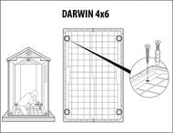  KETER DARWIN 4*6 (125,8x184,5x205)  17208497