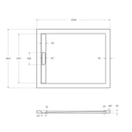   CEZARES (100080030)  ,  TRAY-AS-AH-100/80-30-W