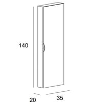   Cezares STYLUS 140 (3502001400)  1  , Grigio nuvola 55222