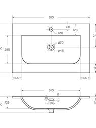   Cezares MOLVENO (810510170)   , Bianco CZR-8099-80/50