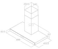  ELICA Joy BLIX/A/90 LED, 900455 , 1200 3/, 265 , ./ PRF0104626A