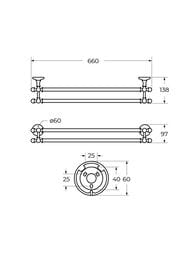   ART&MAX Antic Crystal 65  :  AM-E-2648SJ-Br