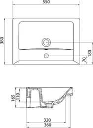  Aquaton  55 1WH302126 550x475x180 , .   . 