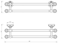 Migliore Cristalia   60  /SWAROVSKI ML.CRS-60.223.DO