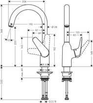  Hansgrohe Focus M42   220     71802800