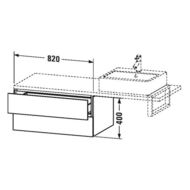    Duravit L-Cube 820400547 2 ,   LC583902222