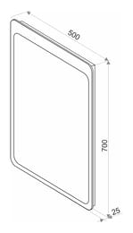   Lacio (500x700)  LED  6000K   