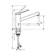  Hansgrohe Zesis M33 1jet   150 Eco ,  74811000