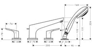  Hansgrohe Focus 31936   , 4 ,  , 