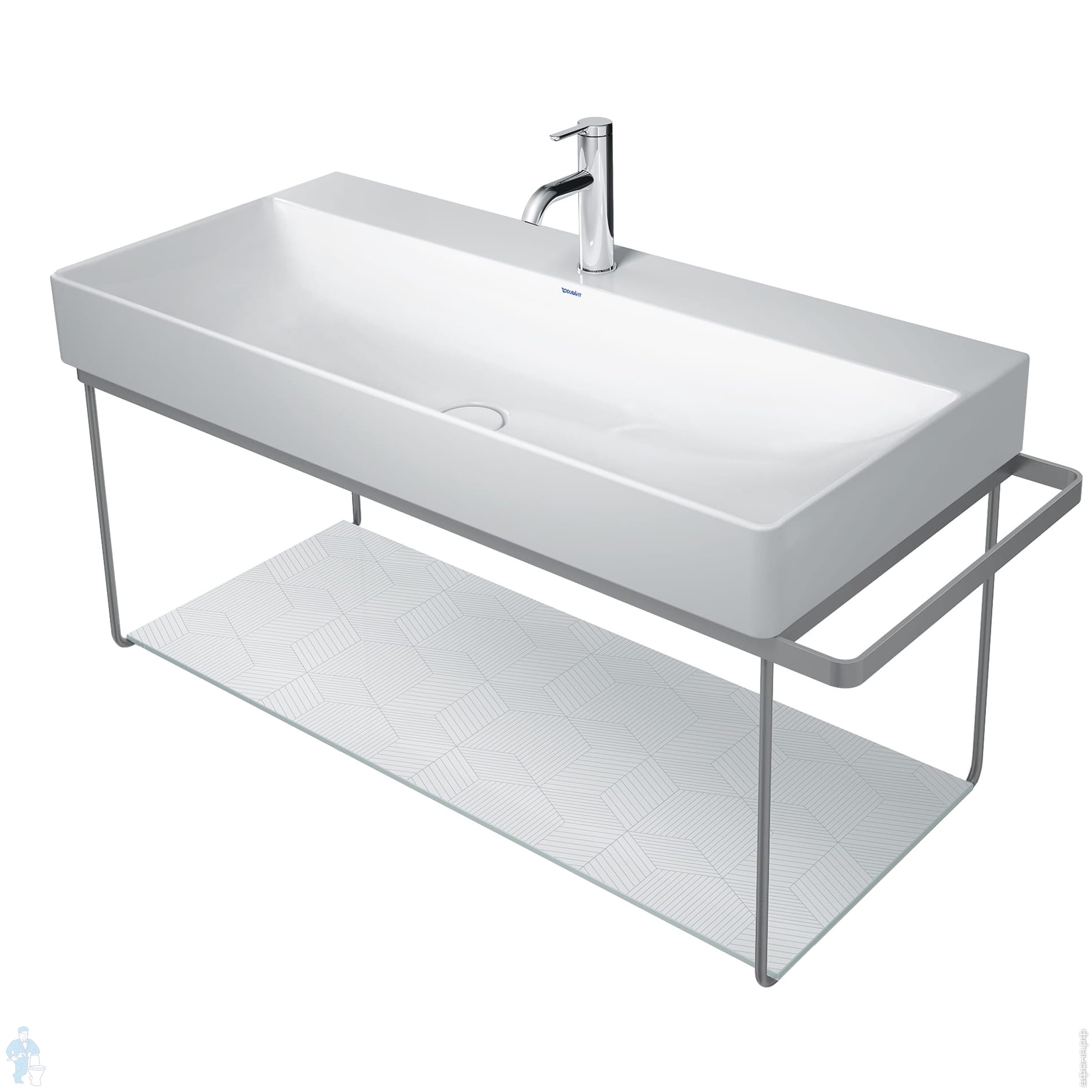 Duravit DURASQUARE раковина и консоль