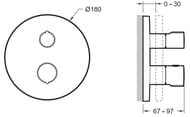  Jacob Delafon ROUND E75386-CP   , ,  