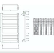 GROTA ECO FORTE  "" 530x1200  RAL 9010