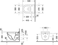   DURAVIT STARCK 3 365540375 ,  WonderGliss 25270900001