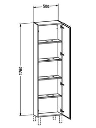  Duravit L-Cube 5001760243 , 4 ,  ,   LC1171R1818