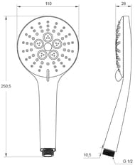   IDDIS Optima Home 0703F00i18 3 ,  ABS-, d - 110, 