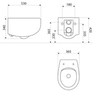   AeT Italia DOT 2.0 365x380x530 ,    S555T0R0V6143