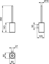     Ideal Standard IOM Square E2195AA , .,  