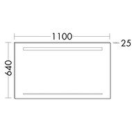  Burgbad Iveo 110064025 LED,  SIHH110