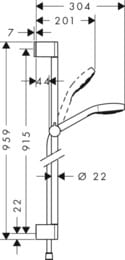   Hansgrohe Croma Select S 1jet ( ,  90, ) / 26575400