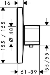  Hansgrohe Ecostat  Highflow 15706000   ,   , 