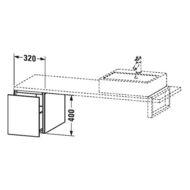    Duravit L-Cube 320400547 1 ,   LC583002222