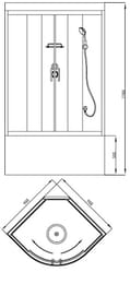   BAND HOURS ANDROMEDA B 90x90x220  ., ,  .