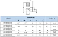   STOUT 1.5 , 1/2"3/4",  . .  . SVS-0001-001515