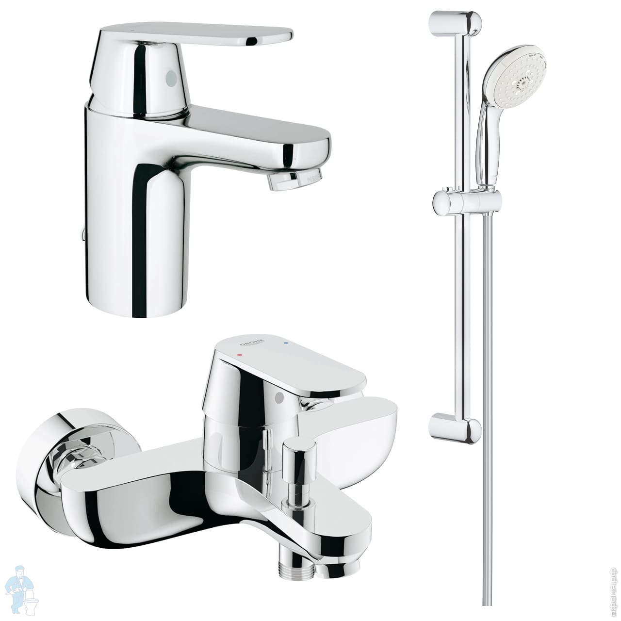 Комплект смесителей для ванной комнаты grohe