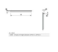   LAUFEN Frame25 447522 (12002525) ,  , LED4000, 