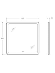  Cezares MULTICOLORE (80080030) CZR-SPC-MC-800-800-RGB-TCH . .,. RGB