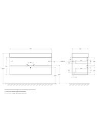    Cezares MOLVENO 46-120-2C-SO-NR (1200x460x500) , 2 , 