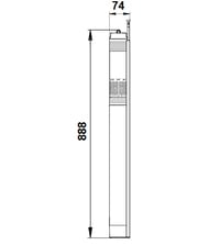   GRUNDFOS SQE 2-115, 1,85, Rp 1.1/4", Rp 96510155