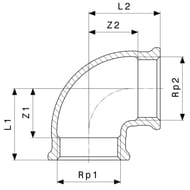  VIEGA 1.1/2" 90,  . 269 197