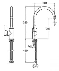    Roca L20 ,   207 , :  5A8409C0M