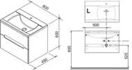    RAVAK SD-800 L Classic II  (800x600x490) 2 , / 70508022