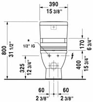  - DURAVIT STARCK 3 390350    0920100005