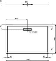 Ideal Standard   ULTRAFLAT 1200x800x25  ,   T4469V3