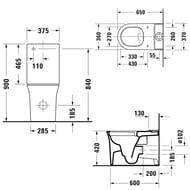    Duravit White Tulip 09331000051 370145 6/3., . , . , WonderGliss