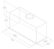  ELICA Lane MBL/A/52 LED, 514283 , 1050 3/, 257 ,   PRF0165830