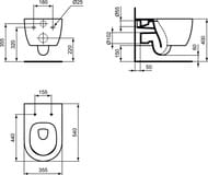   Ideal Standard BLEND AquaBlade 355x540x340    T374901