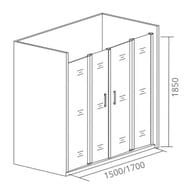   GOOD DOOR BAS INFINITY WTW-TD-150-C-CH (150185)  .,   6