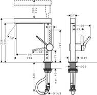  Hansgrohe Finoris 76063700  ,   ,  