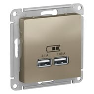  Systeme Electric ATLASDESIGN USB 5 1  x 2,1 2   1,05   ATN000533