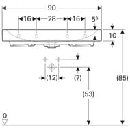  Geberit Citterio (900500160) KeraTect   ,   500.547.01.1