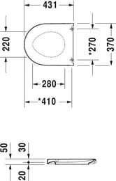    DURAVIT STARCK 2/DARLING NEW SoftClose ,  . 0069890000