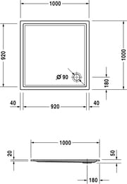   Duravit Starck 10001000    720116000000001