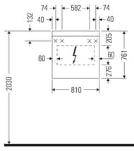 - Duravit Light and mirror 810760148   LM782100000