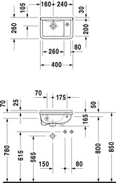  DURAVIT STARCK 3 400260165 . ., .  .,  07514000001