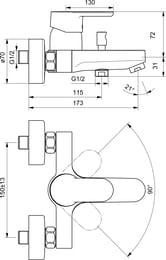 Ideal Standard VITO   / B0412AA , , 