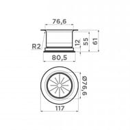     Omoikiri Nagare Slim NA-02 GM   4956687